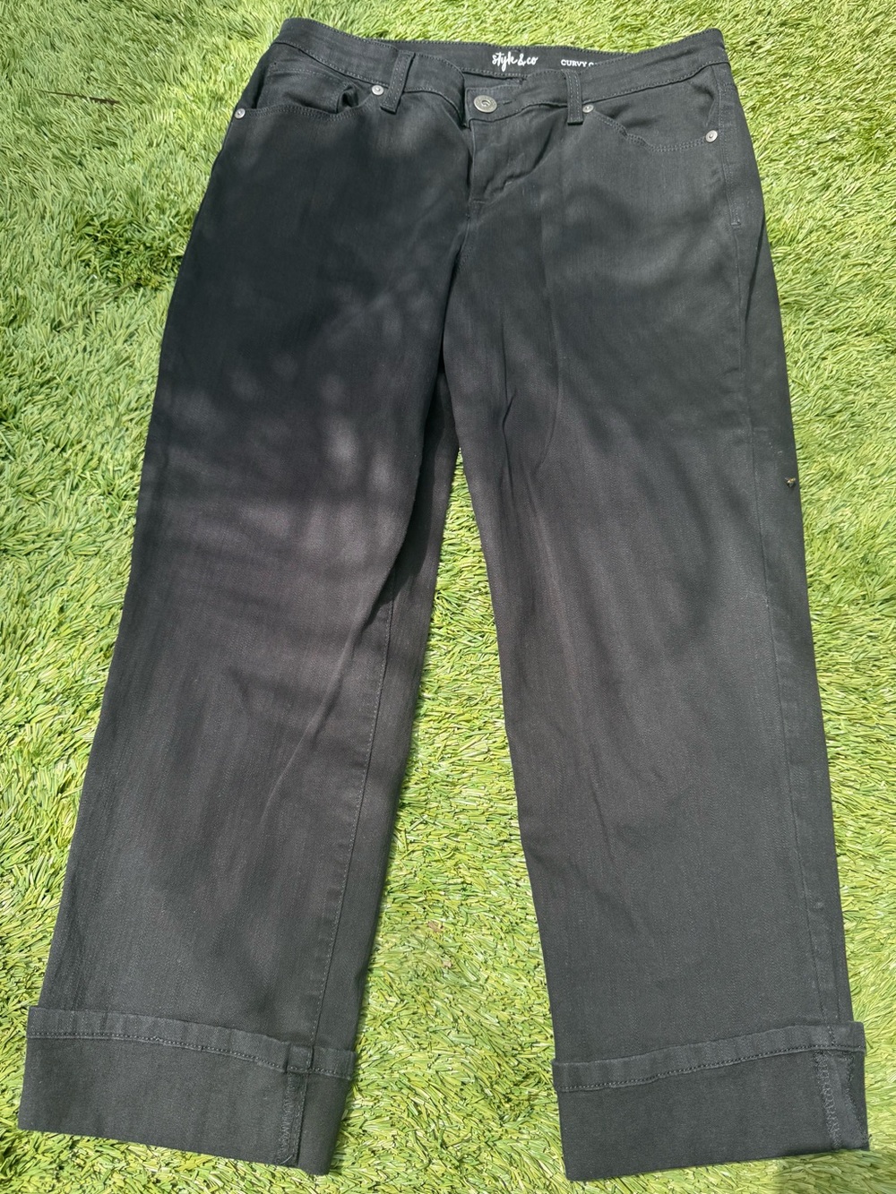 Style & Co. Black Men's Chinos - Wide Leg